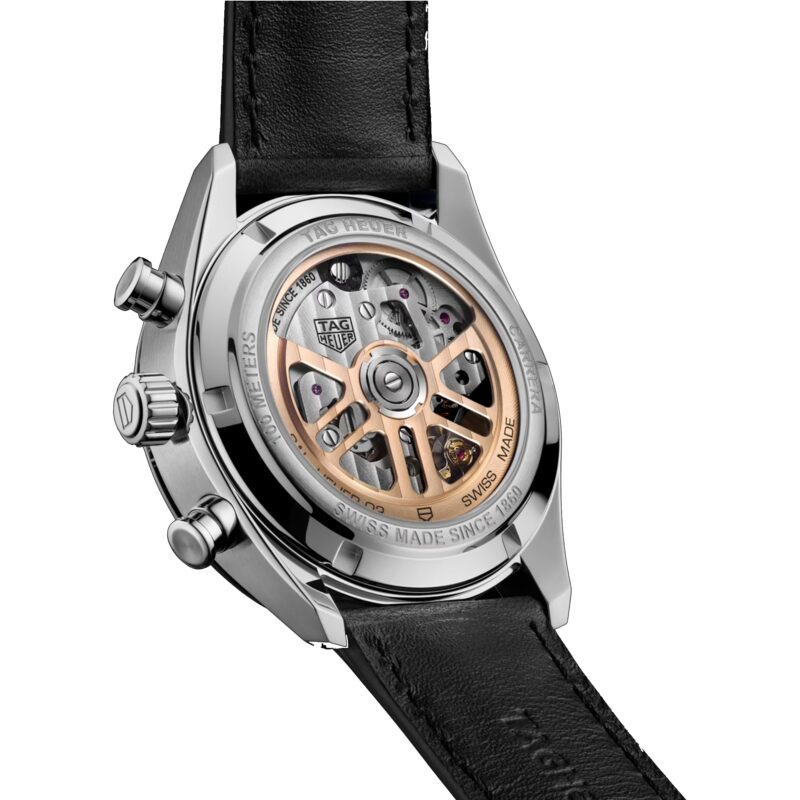 TAG HEUER CARRERA CHRONOGRAPH 42MM MENS WATCH BLACK CBN201C.FC6542 - Image 4