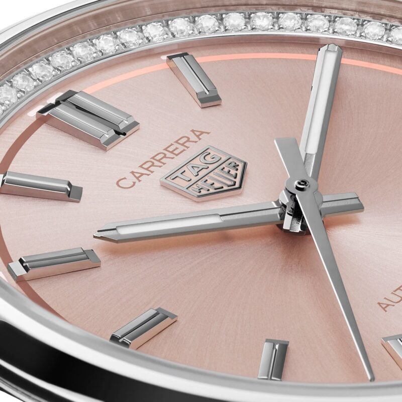 TAG HEUER CARRERA 36MM LADIES WATCH DIAMONDS PINK WBN231A.BA0001 - Image 2