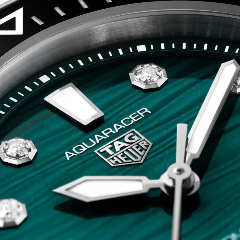 TAG HEUER AQUARACER PROFESSIONAL 300 UK EDITION 36MM LADIES WATCH GREEN WBP231G.BA0618 - Image 3