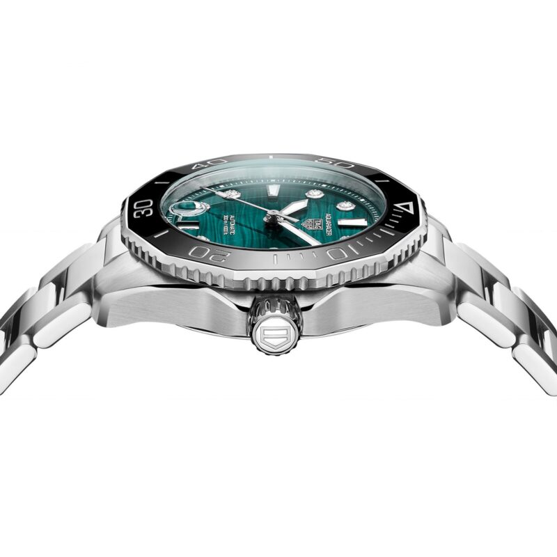 TAG HEUER AQUARACER PROFESSIONAL 300 UK EDITION 36MM LADIES WATCH GREEN WBP231G.BA0618 - Image 4