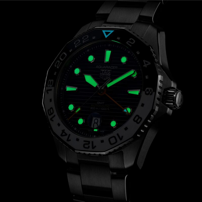 TAG HEUER AQUARACER PROFESSIONAL 300 GMT 43MM MENS WATCH WBP2010.BA0632 - Image 6