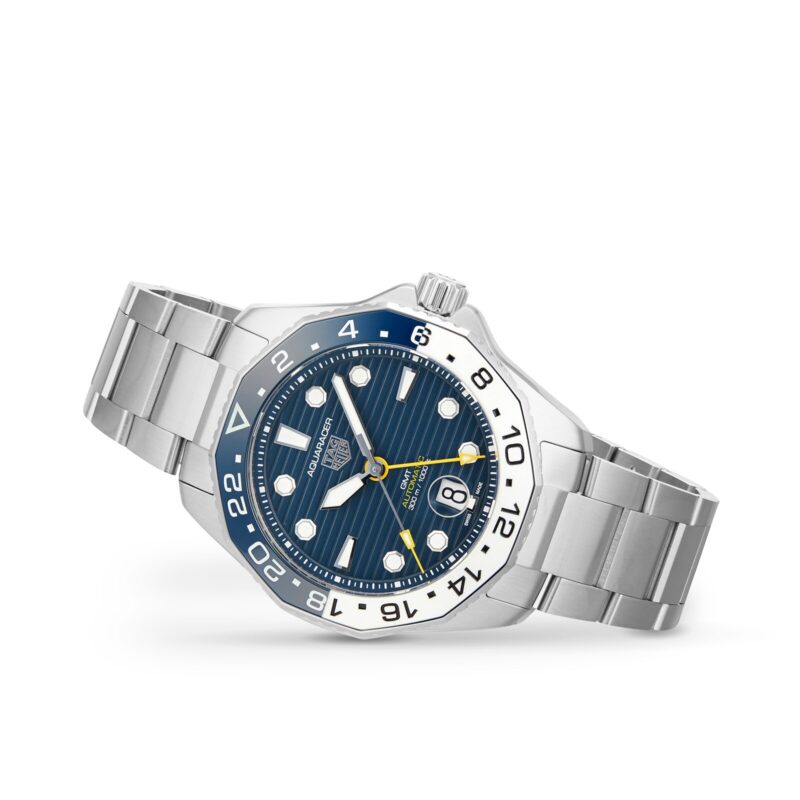 TAG HEUER AQUARACER PROFESSIONAL 300 GMT 43MM MENS WATCH WBP2010.BA0632 - Image 7