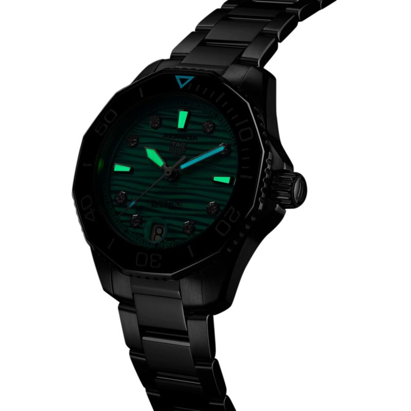 TAG HEUER AQUARACER PROFESSIONAL 300 36MM LADIES WATCH TURQUOISE WBP231K.BA0618 - Image 7
