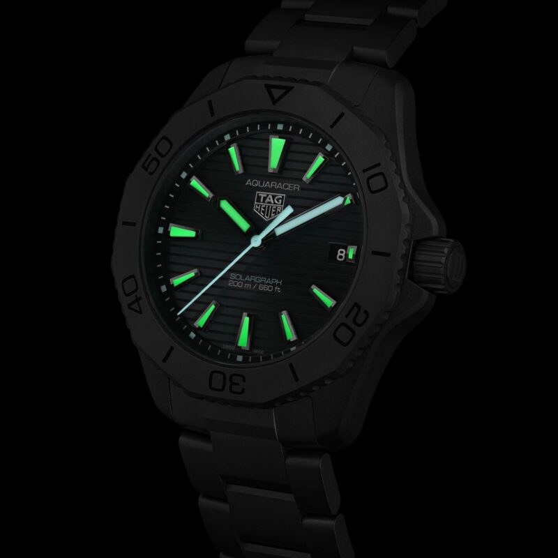 TAG HEUER AQUARACER PROFESSIONAL 200 SOLARGRAPH 40MM MENS WATCH TITANIUM WBP1180.BF0000 - Image 7