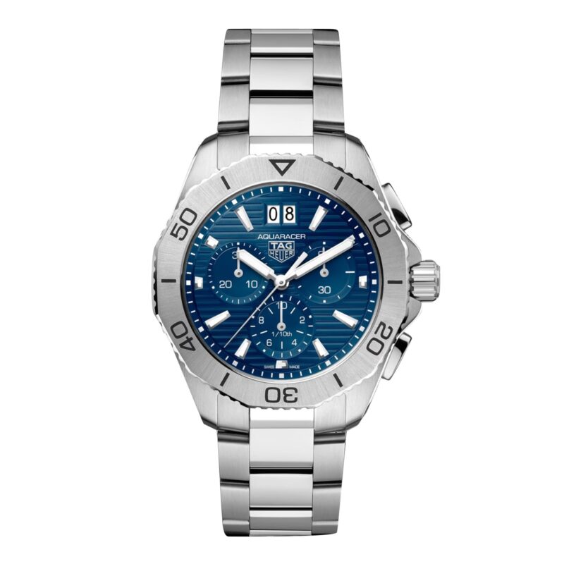 TAG HEUER AQUARACER PROFESSIONAL 200 CHRONOGRAPH 40MM MENS WATCH BLUE CBP1113.BA0627