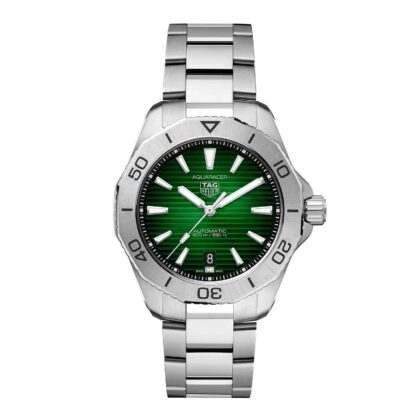 TAG HEUER AQUARACER PROFESSIONAL 200 40MM MENS WATCH GREEN WBP2115.BA0627