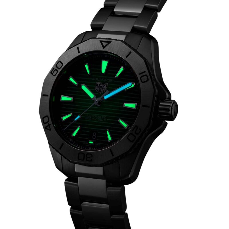 TAG HEUER AQUARACER PROFESSIONAL 200 40MM MENS WATCH GREEN WBP2115.BA0627 - Image 7
