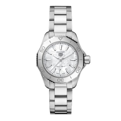 TAG HEUER AQUARACER PROFESSIONAL 200 30MM LADIES WATCH MOTHER OF PEARL WBP1418.BA0622