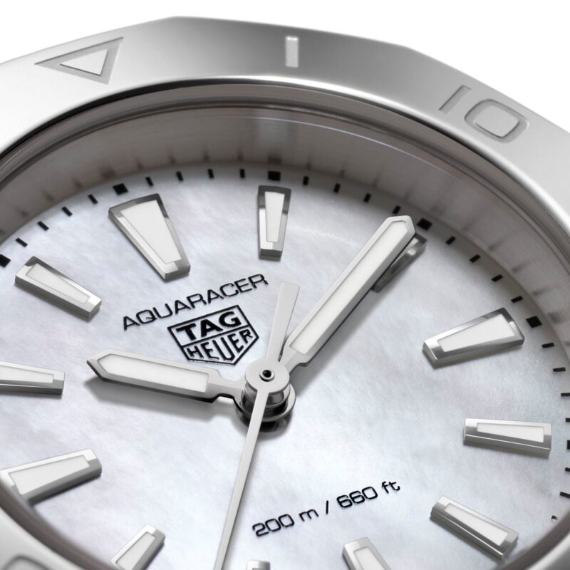 TAG HEUER AQUARACER PROFESSIONAL 200 30MM LADIES WATCH MOTHER OF PEARL WBP1418.BA0622 - Image 3