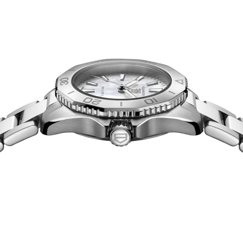 TAG HEUER AQUARACER PROFESSIONAL 200 30MM LADIES WATCH MOTHER OF PEARL WBP1418.BA0622 - Image 4