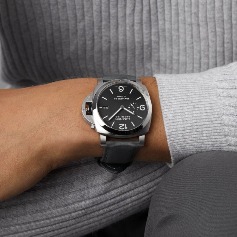PANERAI LUMINOR MARINA ESTEEL GRIGIO ROCCIA PAM01358 - Image 7