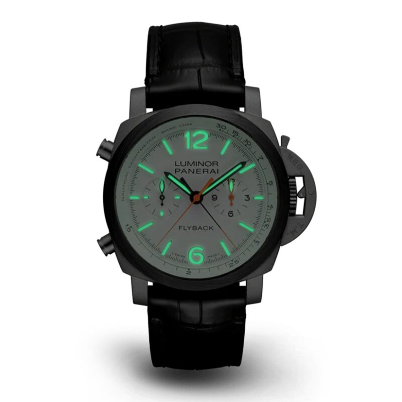 PANERAI LUMINOR CHRONO FLYBACK ZEBRA PAM01297 - Image 2