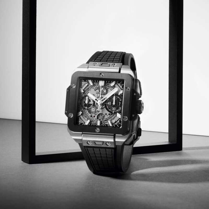 HUBLOT SQUARE BANG UNICO TITANITUM CERAMIC 42MM MENS WATCH 821.NM.0170.RX - Image 3