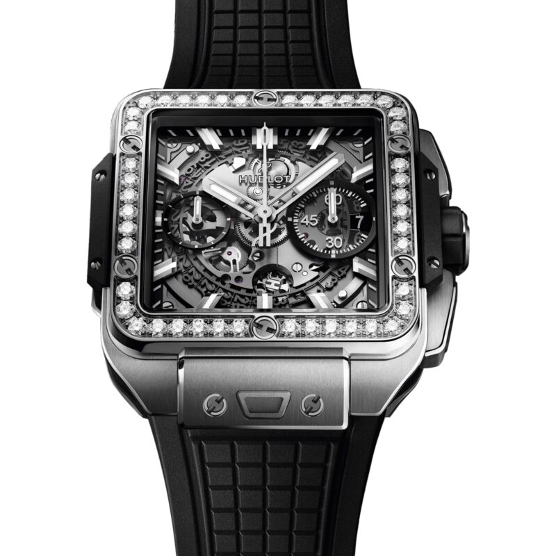 HUBLOT SQUARE BANG UNICO TITANIUM DIAMONDS 42MM 821.NX.0170.RX.1204 - Image 2