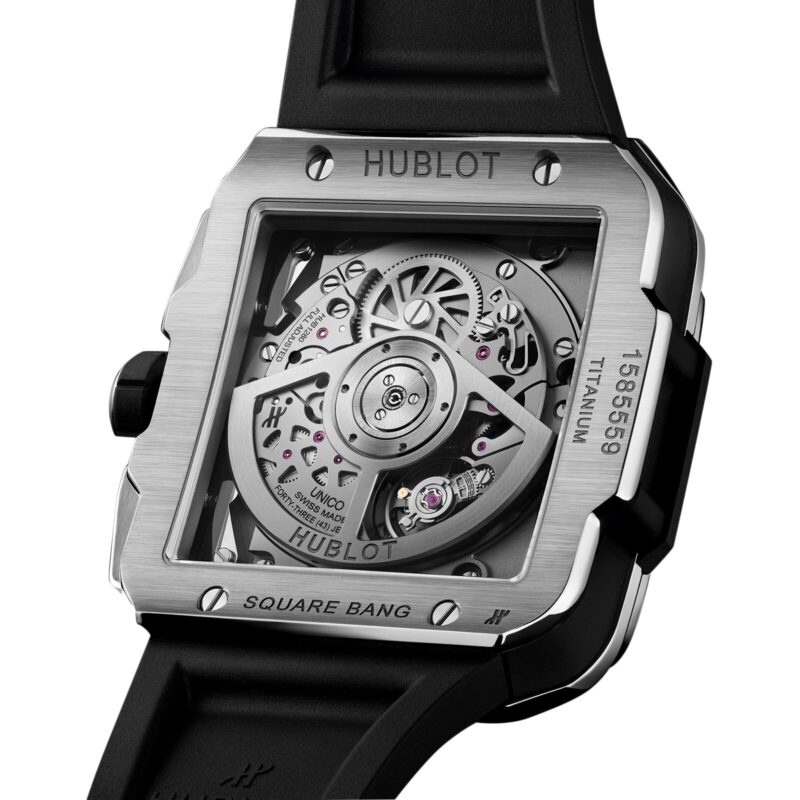 HUBLOT SQUARE BANG UNICO TITANIUM DIAMONDS 42MM 821.NX.0170.RX.1204 - Image 4