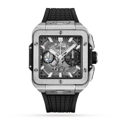 HUBLOT SQUARE BANG UNICO TITANITUM 42MM MENS WATCH 821.NX.0170.RX