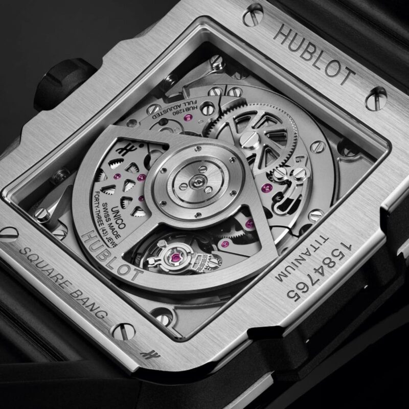 HUBLOT SQUARE BANG UNICO TITANITUM 42MM MENS WATCH 821.NX.0170.RX - Image 4