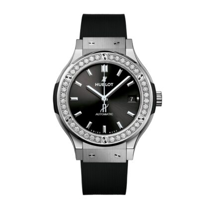 HUBLOT CLASSIC FUSION TITANIUM DIAMONDS 38MM 565.NX.1470.RX.1204