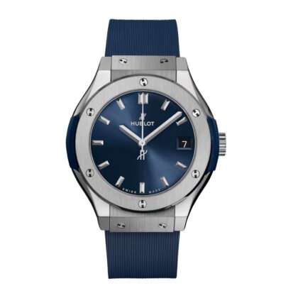 HUBLOT CLASSIC FUSION TITANIUM BLUE 33MM 581.NX.7170.RX.1104
