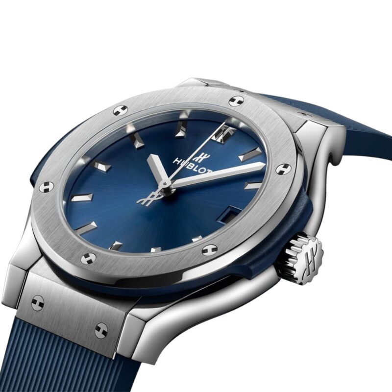 HUBLOT CLASSIC FUSION TITANIUM BLUE 33MM 581.NX.7170.RX.1104 - Image 4