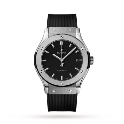 HUBLOT CLASSIC FUSION TITANIUM 42MM MENS WATCH 542.NX.1171.RX