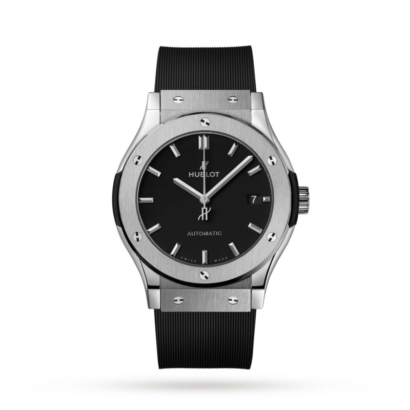 HUBLOT CLASSIC FUSION TITANIUM 42MM MENS WATCH 542.NX.1171.RX