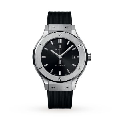 HUBLOT CLASSIC FUSION TITANIUM 38MM LADIES WATCH 565.NX.1470.RX