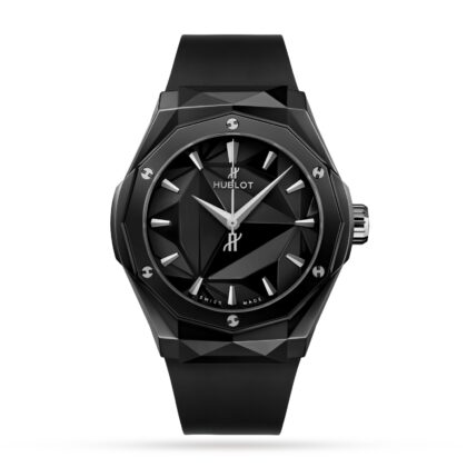HUBLOT CLASSIC FUSION ORLINSKI BLACK MAGIC 40MM MENS WATCH 550.CS.1800.RX.ORL21