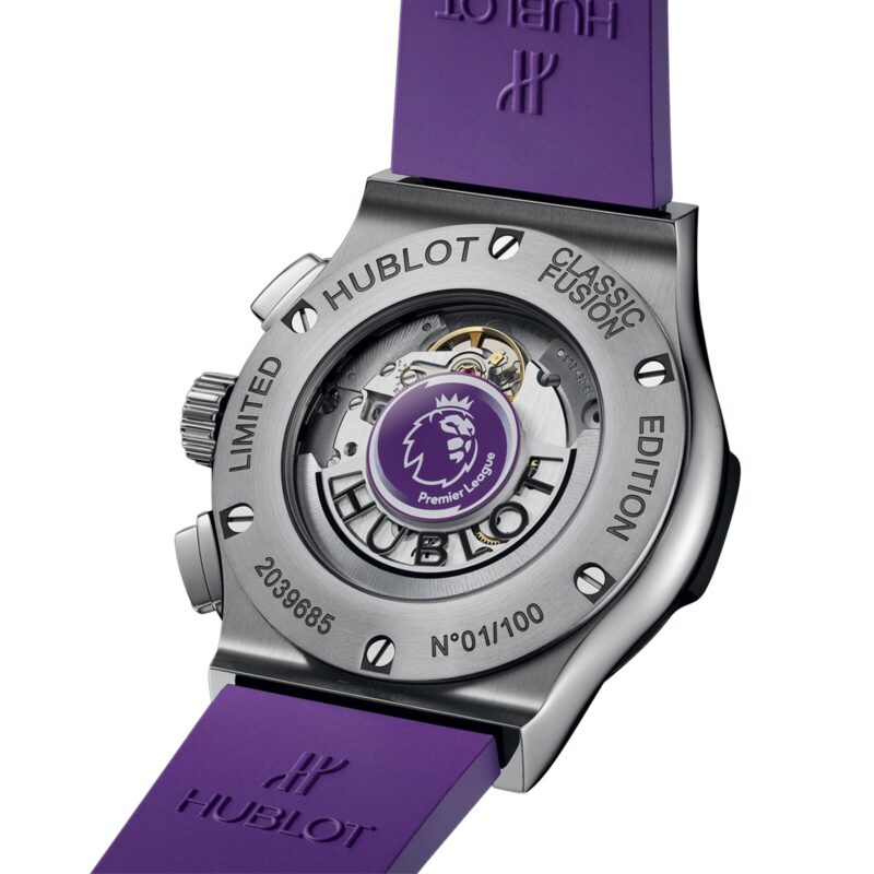 HUBLOT CLASSIC FUSION CHRONOGRAPH PREMIER LEAGUE LIMITED EDITION 39MM MENS WATCH 541.NX.8970.RX.PLW23 - Image 4