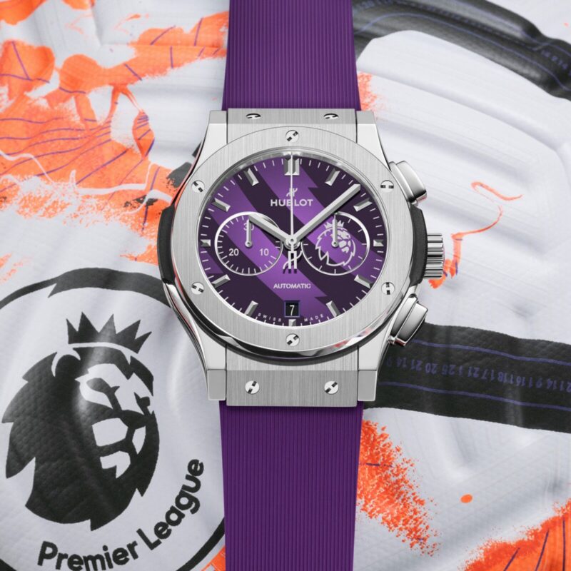 HUBLOT CLASSIC FUSION CHRONOGRAPH PREMIER LEAGUE LIMITED EDITION 39MM MENS WATCH 541.NX.8970.RX.PLW23 - Image 6