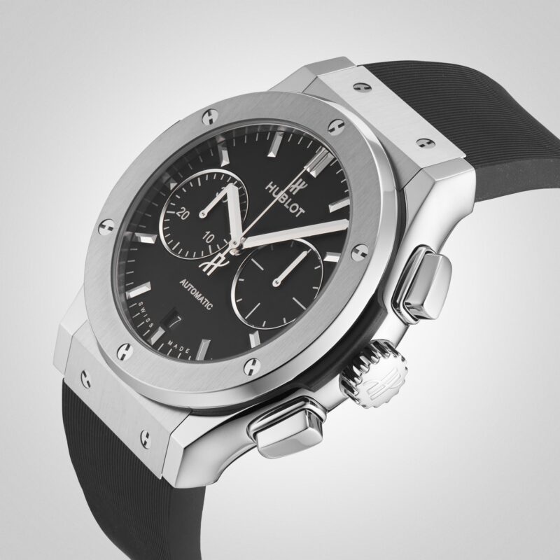 HUBLOT CLASSIC FUSHION CHRONOGRAPH TITANIUM 45MM 521.NX.1171.RX - Image 6