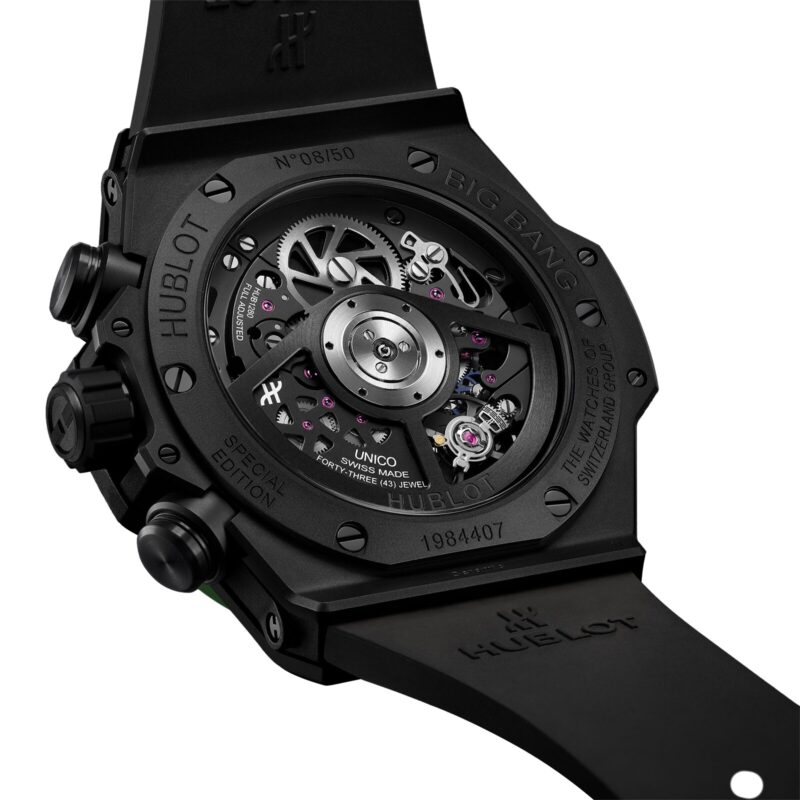 HUBLOT BIG BANG UNICO 42MM MENS WATCH GREEN THE WATCHES OF SWITZERLAND GROUP EXCLUSIVE 441.CG.1199.RX.WOG23 - Image 4