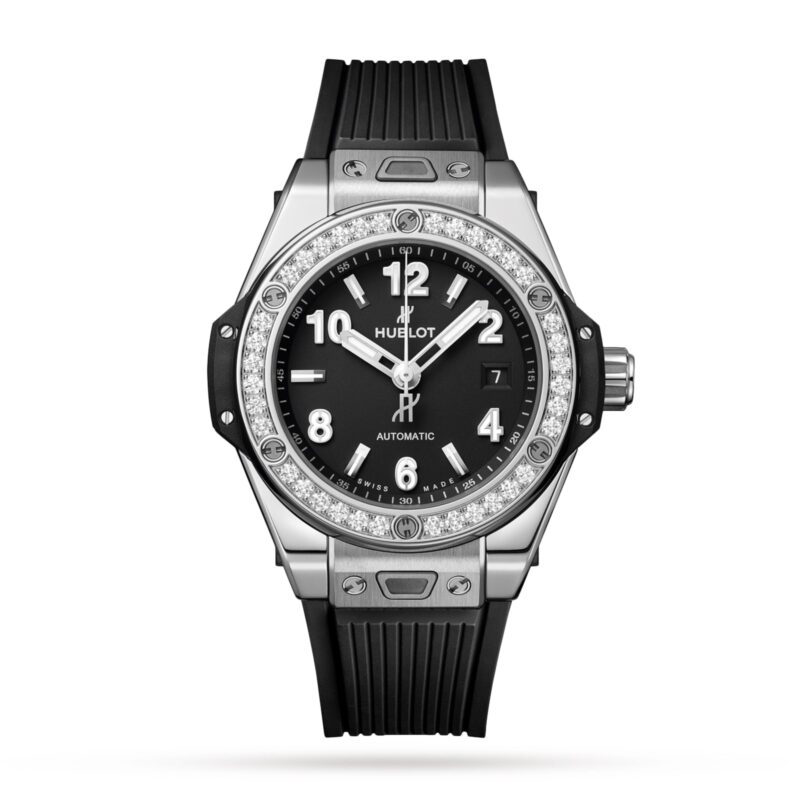 HUBLOT BIG BANG ONE CLICK STEEL DIAMONDS 33MM WATCH 485.SX.1170.RX.1204