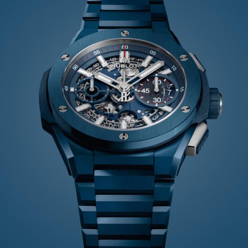 HUBLOT BIG BANG INTEGRATED BLUE CERAMIC 42MM MENS WATCH 451.EX.5123.EX - Image 2