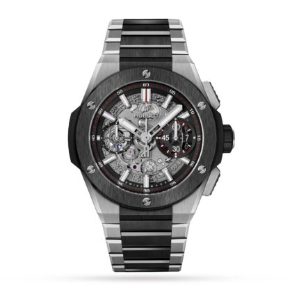HUBLOT BIG BANG INTEGRATED TITANIUM CERAMIC 42MM MENS WATCH 451.NM.1170.NM