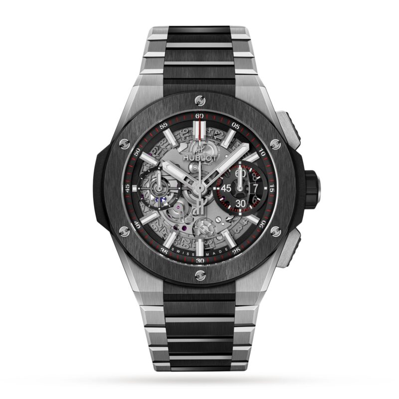 HUBLOT BIG BANG INTEGRATED TITANIUM CERAMIC 42MM MENS WATCH 451.NM.1170.NM