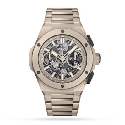 HUBLOT BIG BANG INTEGRATED BEIGE CERAMIC 42MM MENS WATCH 451.CZ.4620.CZ