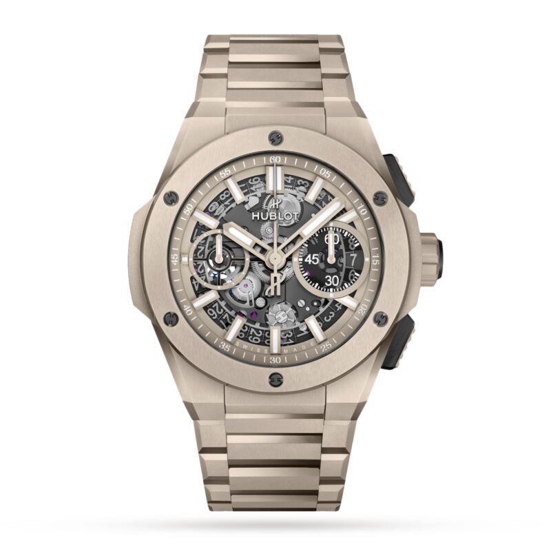 HUBLOT BIG BANG INTEGRATED BEIGE CERAMIC 42MM MENS WATCH 451.CZ.4620.CZ