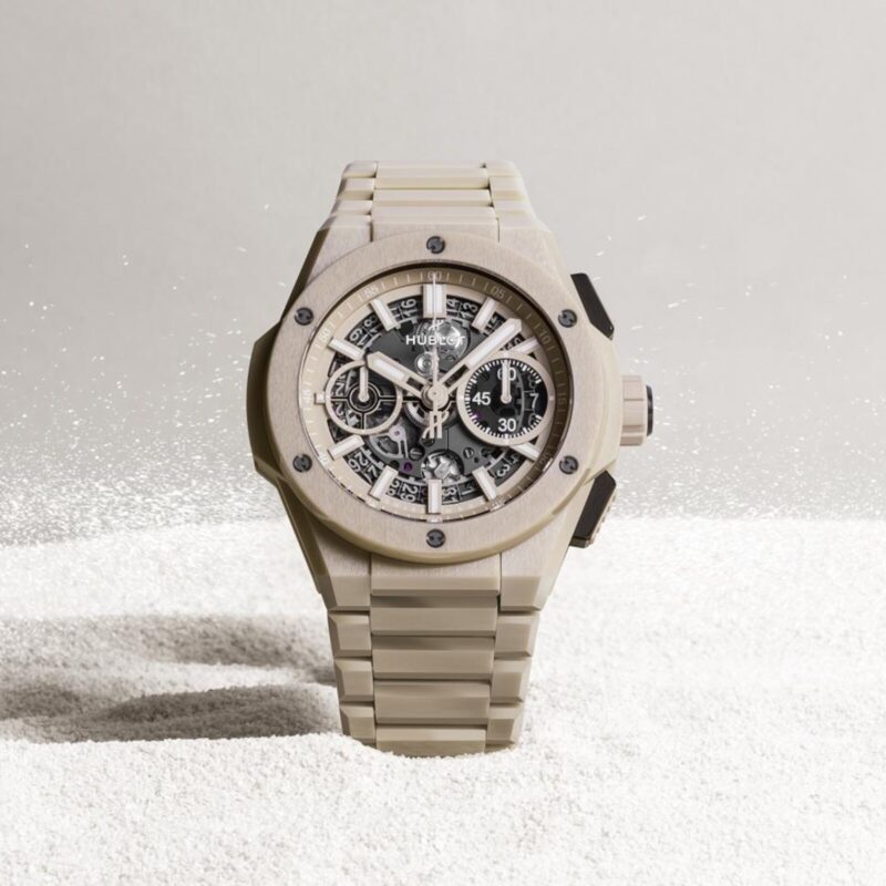 HUBLOT BIG BANG INTEGRATED BEIGE CERAMIC 42MM MENS WATCH 451.CZ.4620.CZ - Image 2