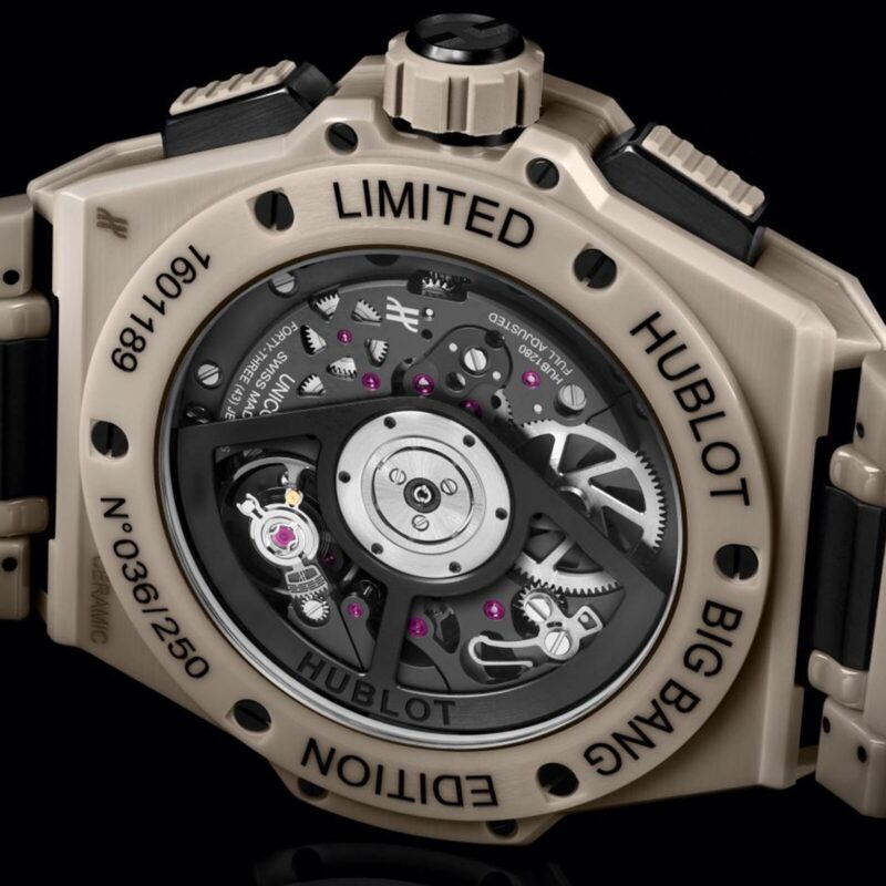 HUBLOT BIG BANG INTEGRATED BEIGE CERAMIC 42MM MENS WATCH 451.CZ.4620.CZ - Image 4