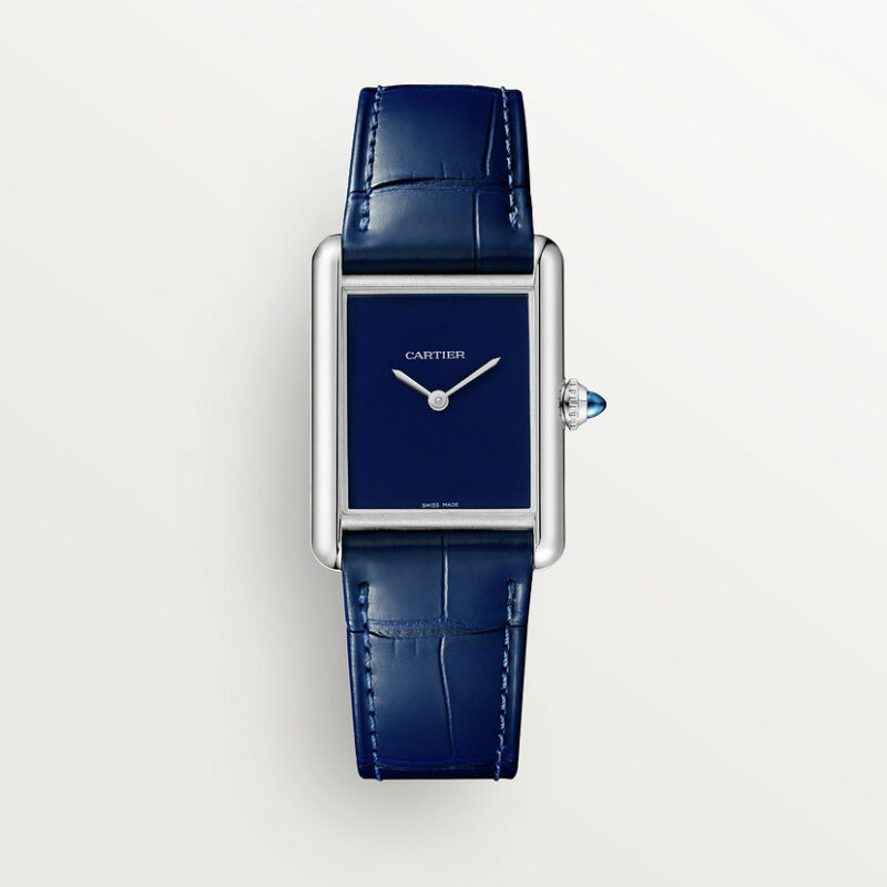 TANK MUST WATCH LARGE MODEL QUARTZ MOVEMENT STEEL LEATHER CRWSTA0055 - Image 2