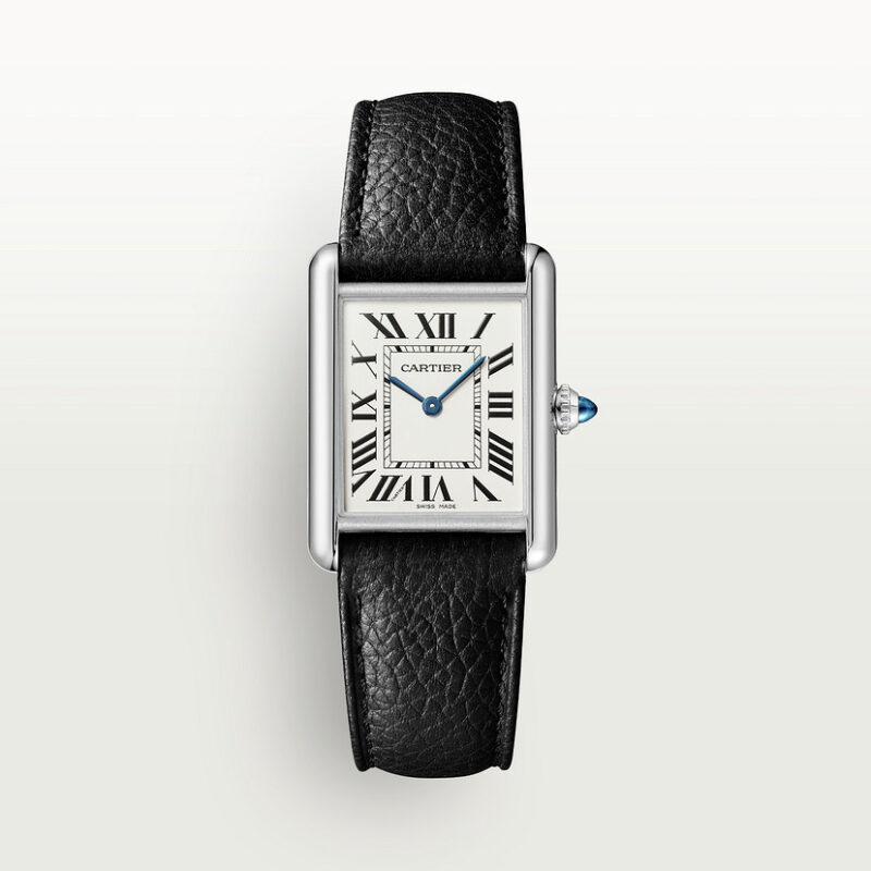 TANK MUST WATCH LARGE MODEL QUARTZ MOVEMENT STEEL LEATHER CRWSTA0041 - Image 2