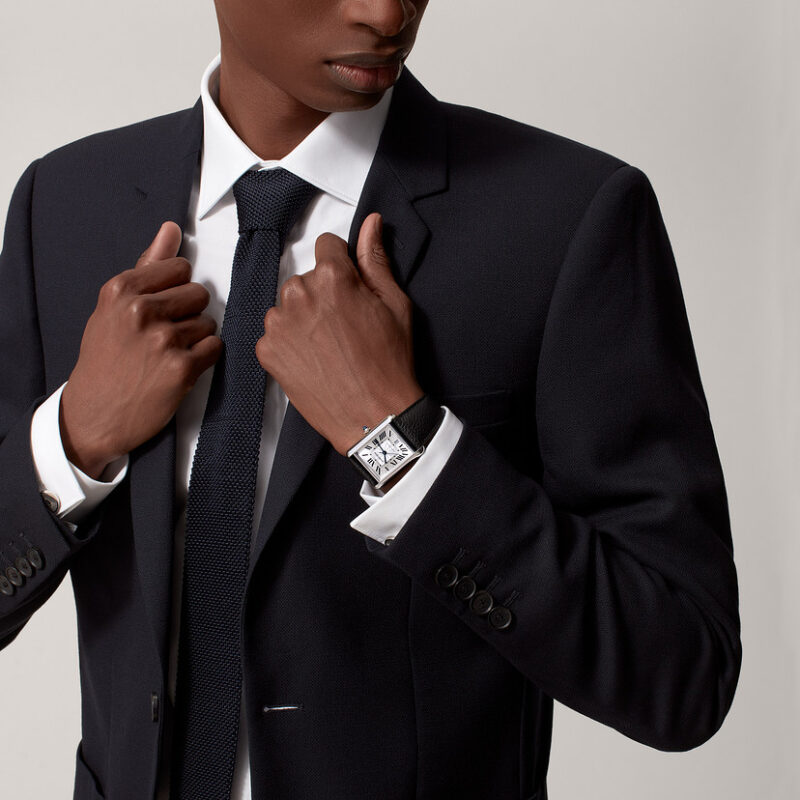 TANK MUST WATCH EXTRA-LARGE MODEL STEEL LEATHER CRWSTA0040 - Image 14