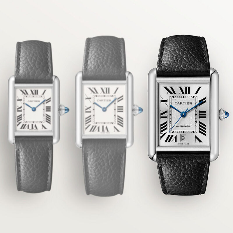 TANK MUST WATCH EXTRA-LARGE MODEL STEEL LEATHER CRWSTA0040 - Image 5