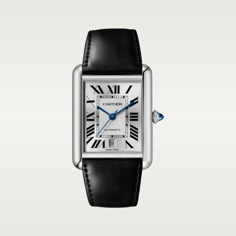 TANK MUST WATCH EXTRA-LARGE MODEL STEEL LEATHER CRWSTA0040 - Image 9