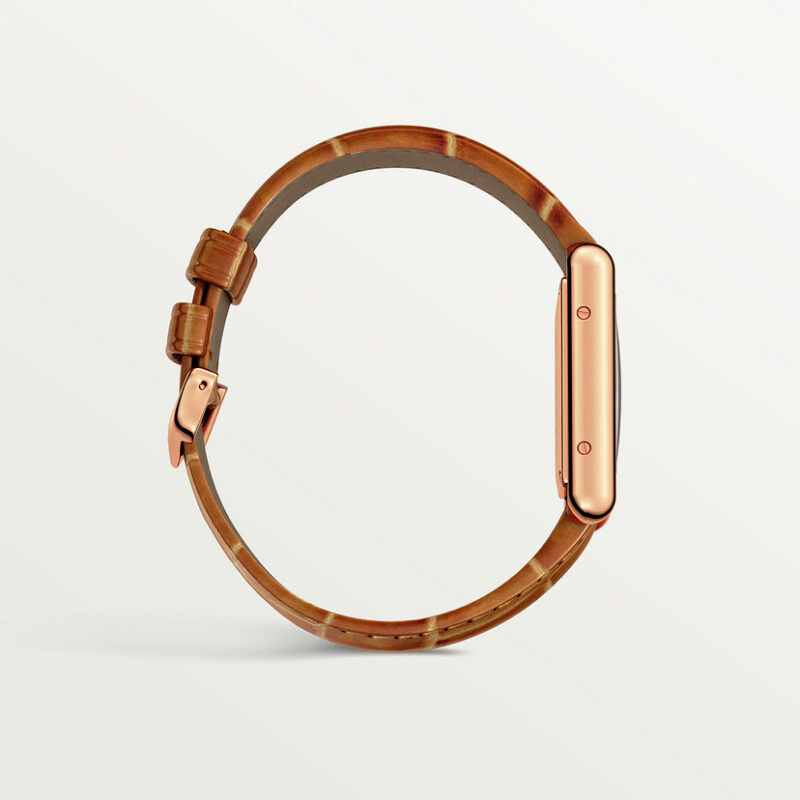 TANK LOUIS CARTIER WATCH SMALL MODEL ROSE GOLD CRWGTA0010 - Image 6