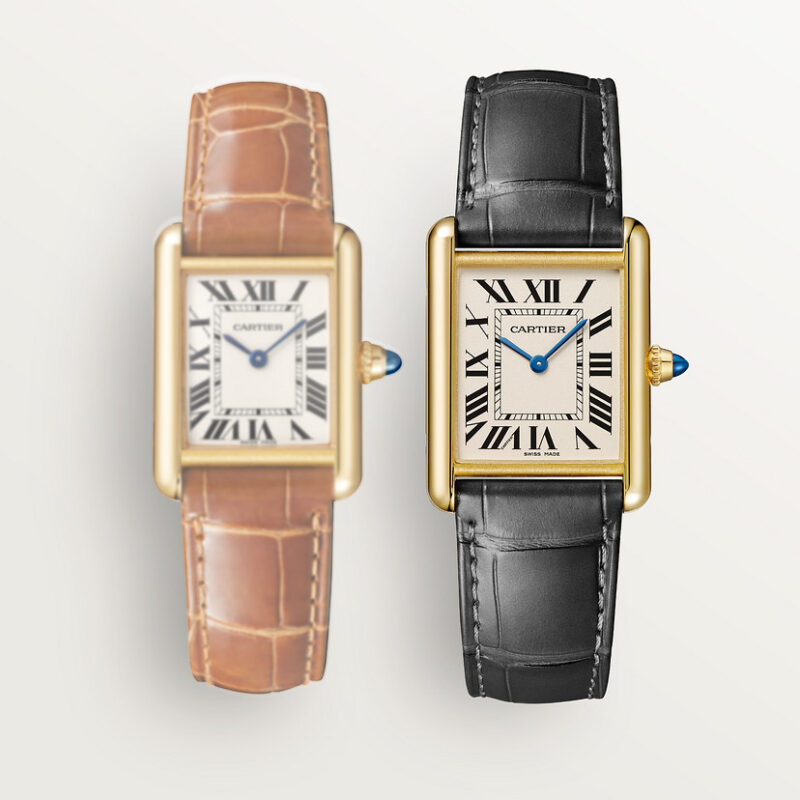 TANK LOUIS CARTIER WATCH LARGE MODEL QUARTZ MOVEMENT 18K YELLOW GOLD LEATHER CRWGTA0067 - Image 5