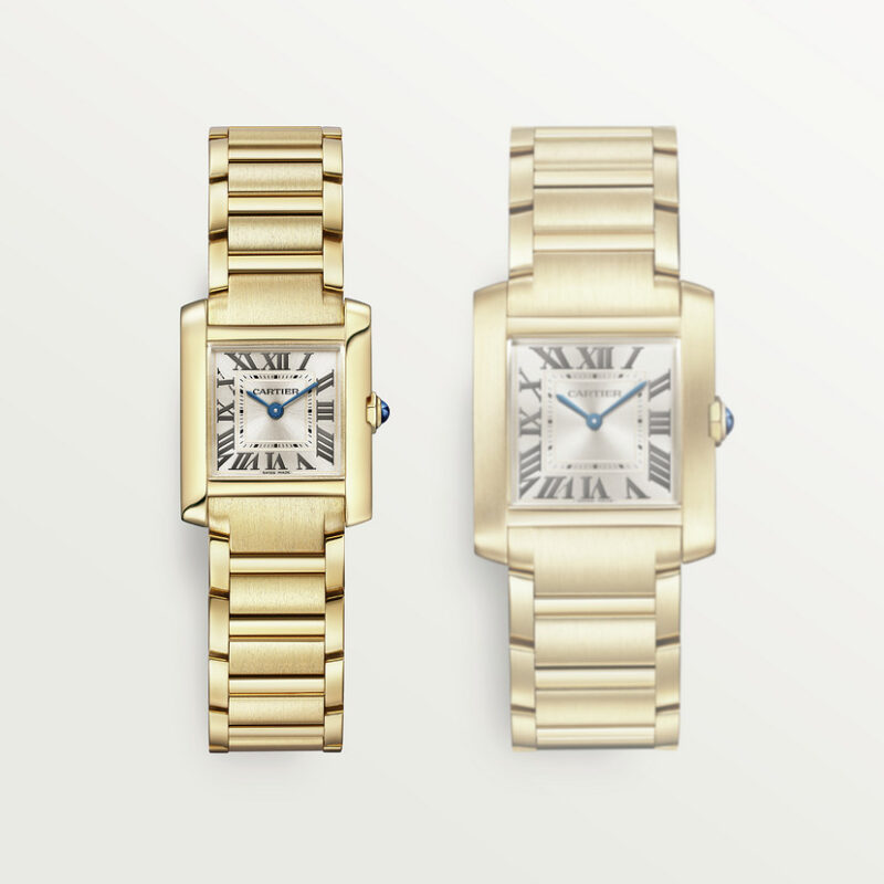 TANK FRANAISE WATCH SMALL MODEL QUARTZ MOVEMENT YELLOW GOLD CRWGTA0114 - Image 7