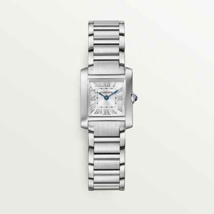 TANK FRANAISE WATCH SMALL MODEL QUARTZ MOVEMENT STEEL CRWSTA0065