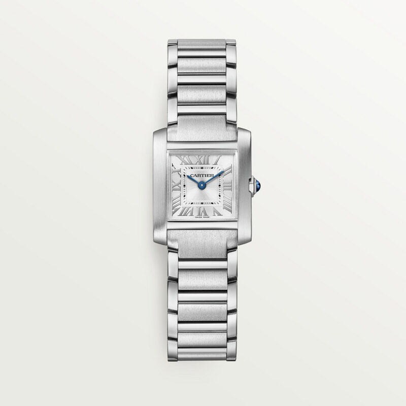 TANK FRANAISE WATCH SMALL MODEL QUARTZ MOVEMENT STEEL CRWSTA0065